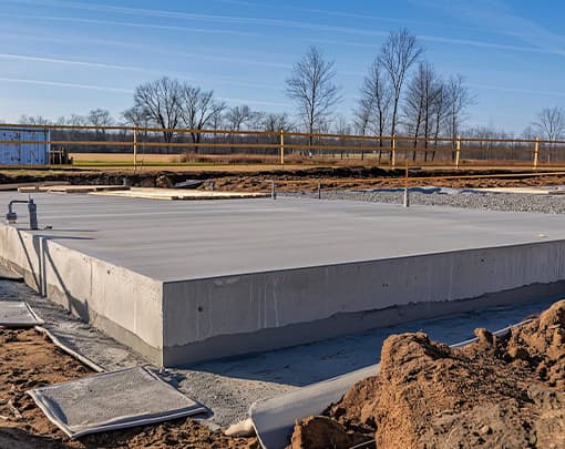 Concrete foundation slab installation in Jacksonville FL – Promaster Concrete